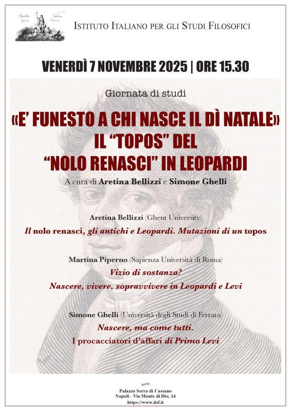 Locandina della Giornata di Studi