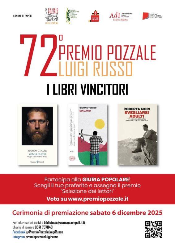 Locandina evento Premio Pozzale 2025
