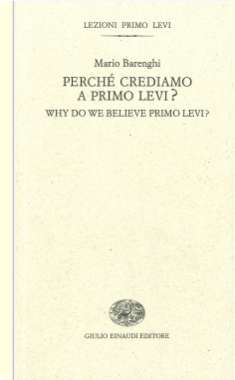 Copertina di "Perché crediamo a Primo Levi?"