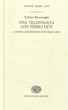 Copertina di "Una telefonata con Primo Levi"