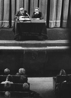 Primo Levi e Nuto Revelli, 10 novembre 1978. Copyright La Stampa